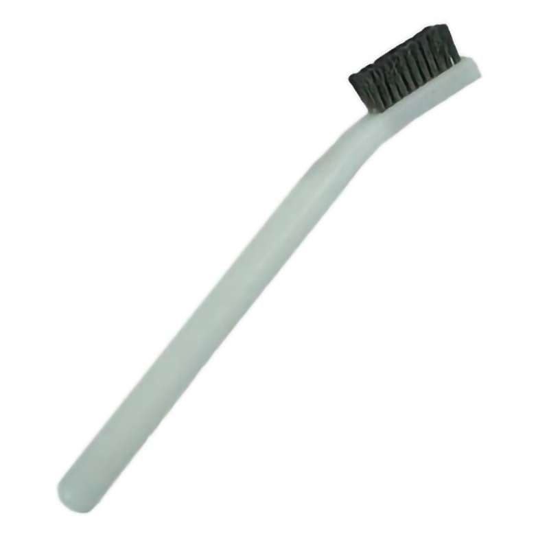 Scratch Brush, Stainless Steel, 7/16", 0.003" Bristle, Acetal, 5/16"x6-1/4", 33 Series